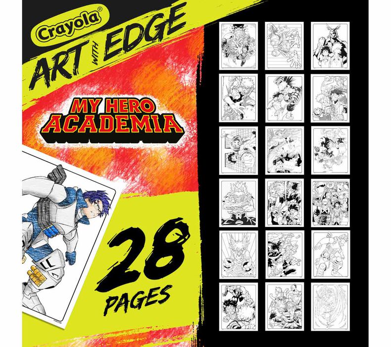 Art With Edge My Hero Academia Coloring Pages