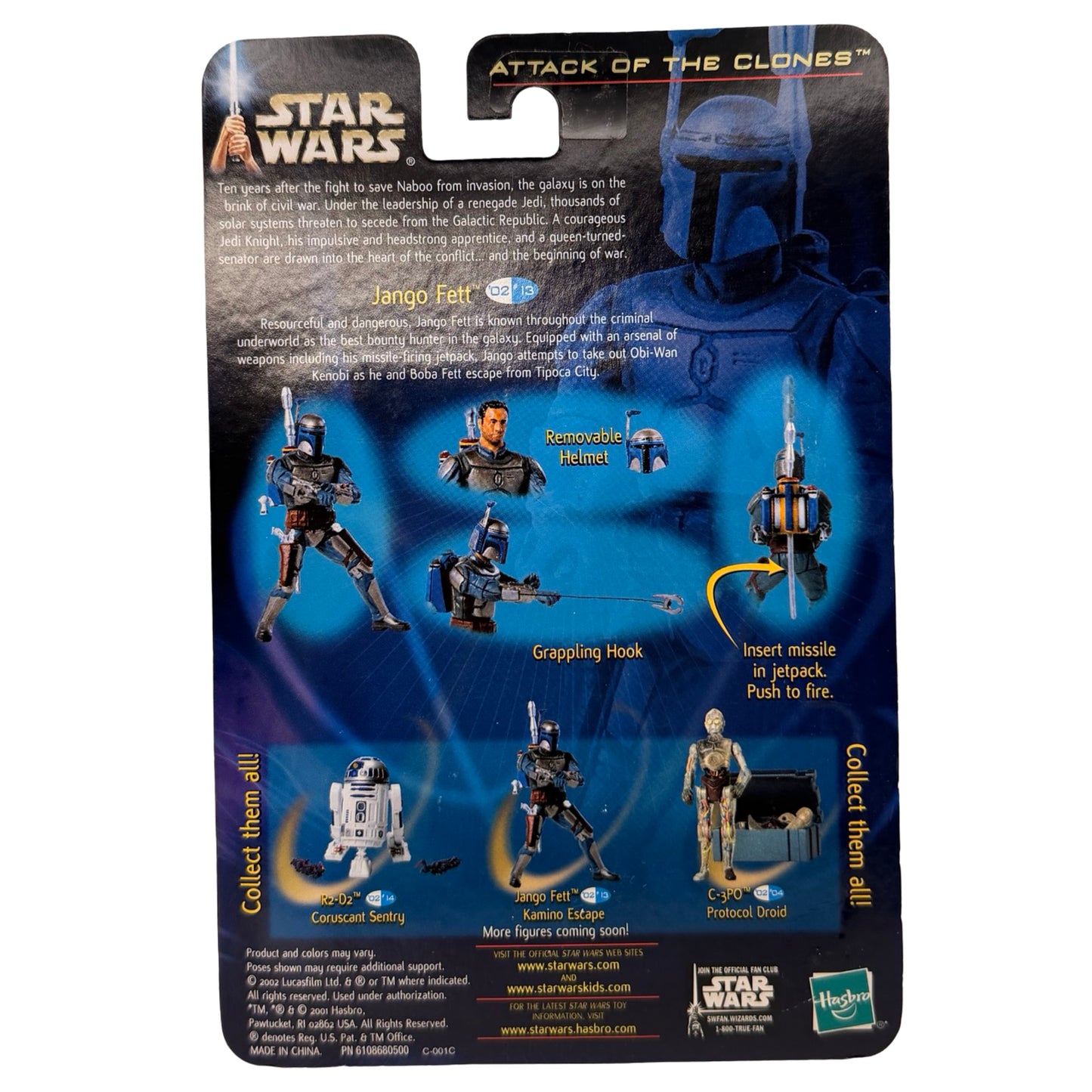 Star Wars: Attack of the Clones – Jango Fett (Kamino Escape) 2002