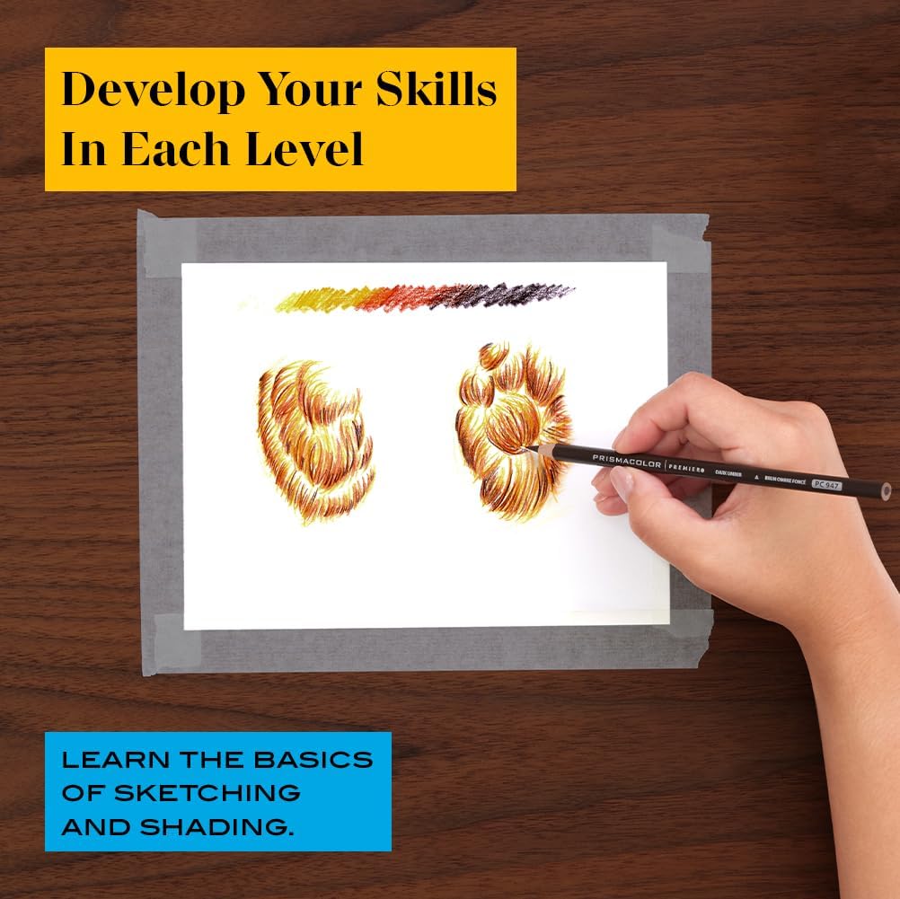 Prismacolor Technique Art Supplies With Digital Art Lessons, 0.7 mm, Assorted, Set Of 26 Supplies