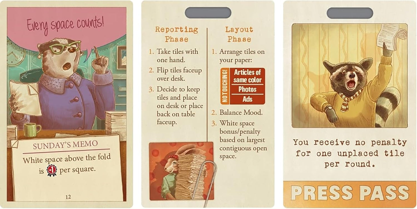 Fit To Print Board Game