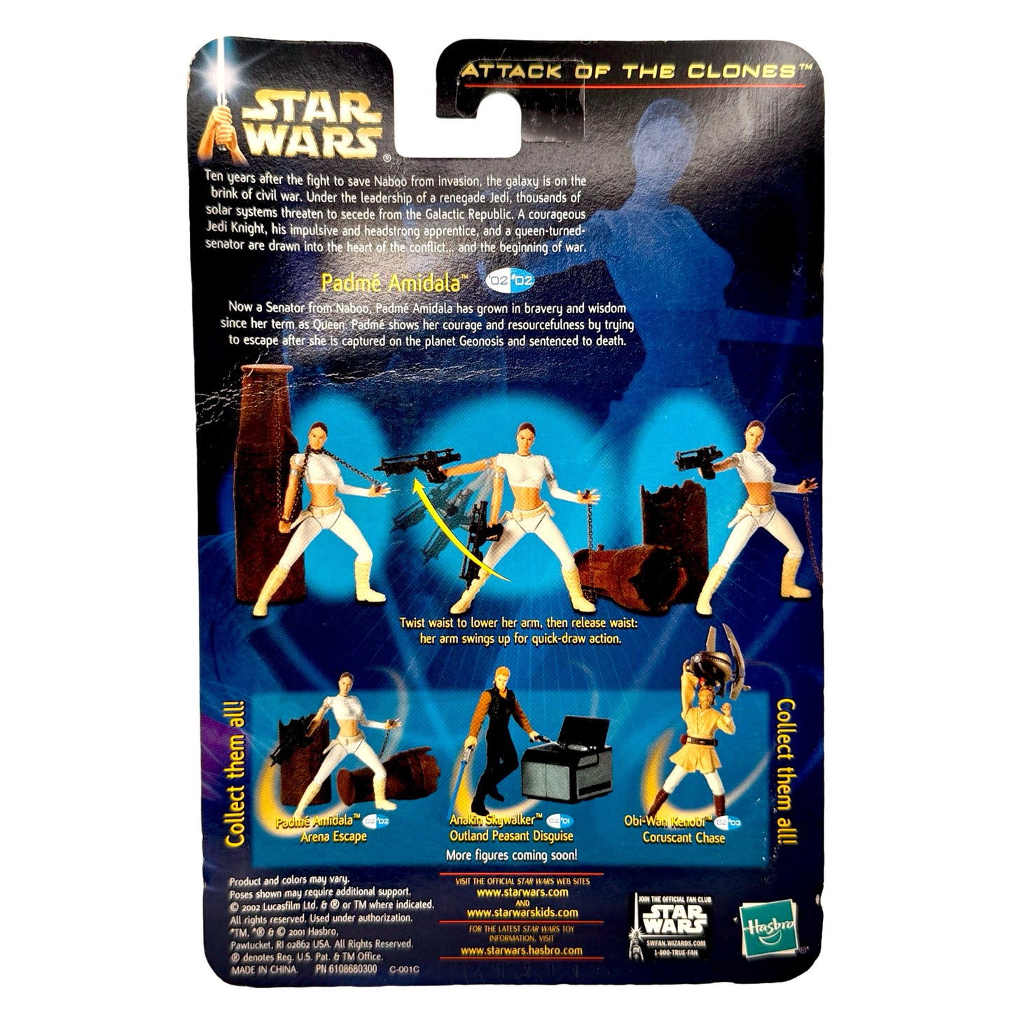 Star Wars: Attack of the Clones – Padmé Amidala (Arena Escape) 2002