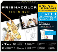 Prismacolor Technique Art Supplies With Digital Art Lessons, 0.7 mm, Assorted, Set Of 26 Supplies