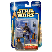 Star Wars Attack of the Clones Boba Fett Kamino Escape Action Figure 2002 Hasbro