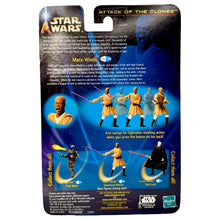 Star Wars Attack of the Clones Mace Windu Geonosian Rescue Action Figure (2002 Hasbro)
