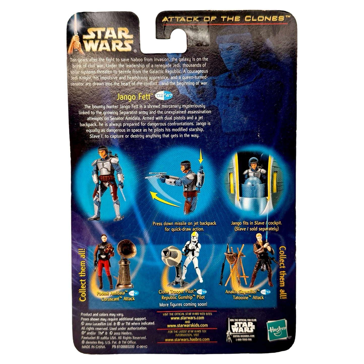 Star Wars: Attack of the Clones – Jango Fett (Slave I Pilot) 2002