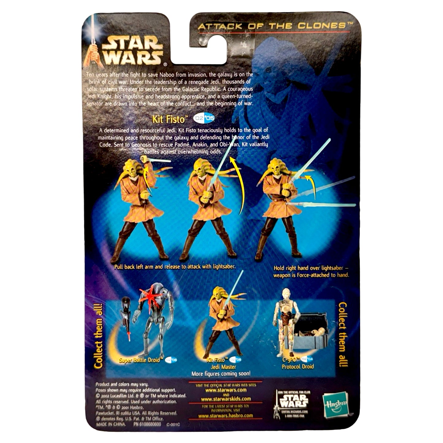 Star Wars: Attack of the Clones – Kit Fisto (Jedi Master) 2002