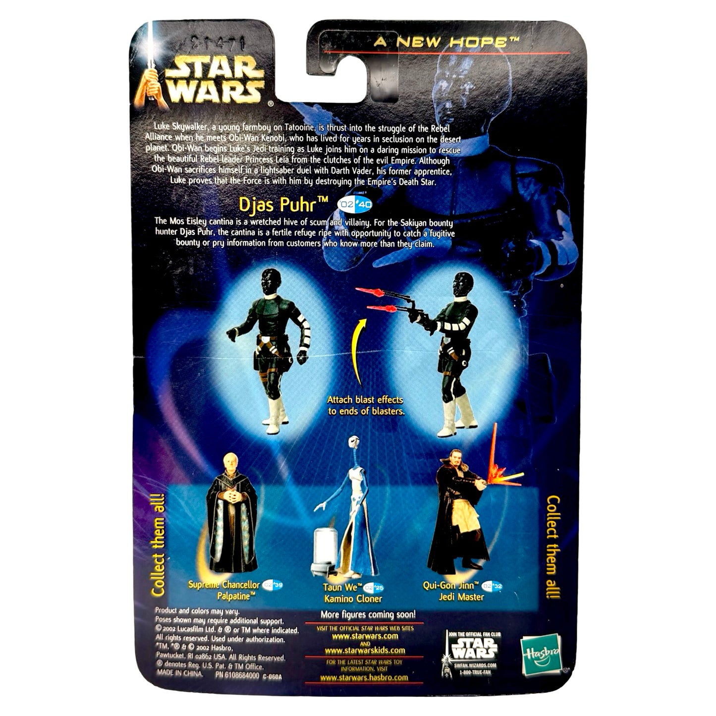 Star Wars: A New Hope – Djas Puhr (Alien Bounty Hunter) 2002