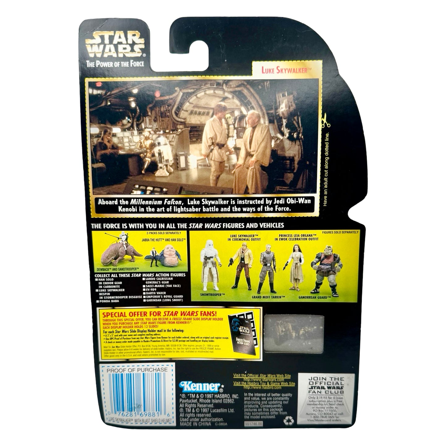 Star Wars: The Power of the Force – Luke Skywalker (Blast Shield Helmet) 1997