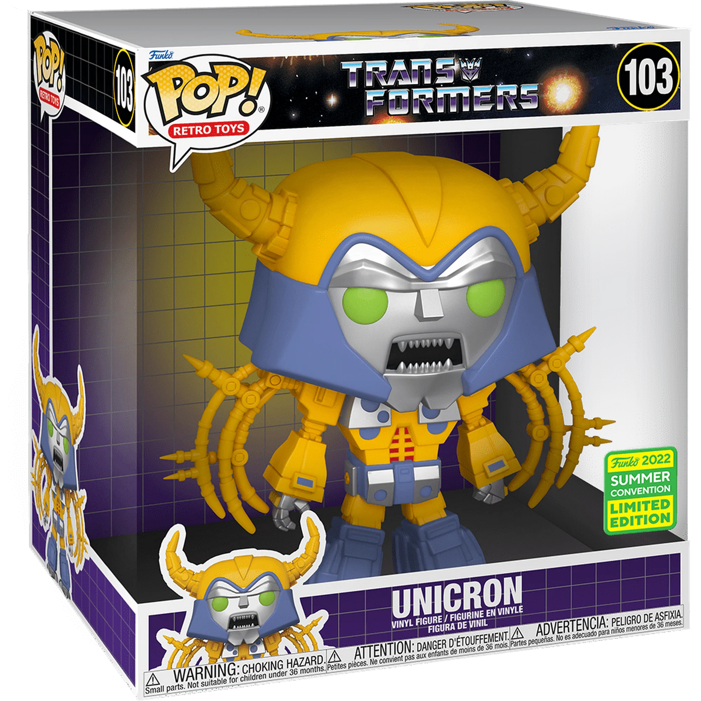 Funko Jumbo Pop! Transformers Unicron Vinyl Figure, 10.5"