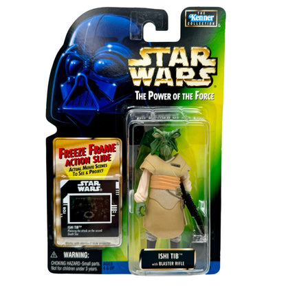 Star Wars POTF2 Ishi Tib Freeze Frame 1997 Kenner Action Figure – Sealed MOC