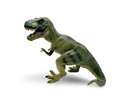 Green Squatting Tryrannosaurus Rex Dinosaur Figure 8 Inch