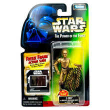 Star Wars POTF2 Freeze Frame — C-3PO (Pull-Apart with Cargo Net) — Kenner 1997