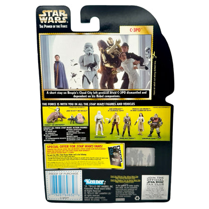 Star Wars POTF2 Freeze Frame — C-3PO (Pull-Apart with Cargo Net) — Kenner 1997