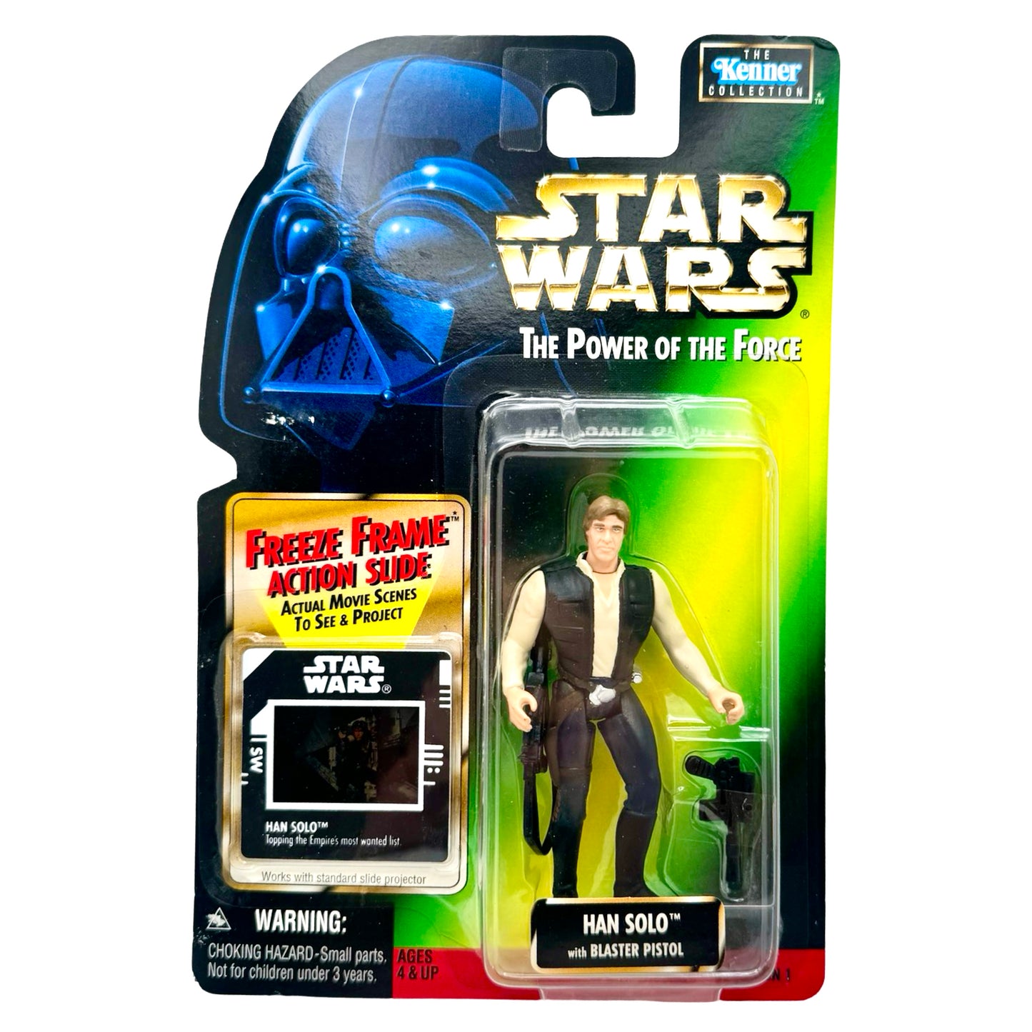 Star Wars POTF2 Han Solo Freeze Frame (1997) — Kenner Collection — Factory Sealed