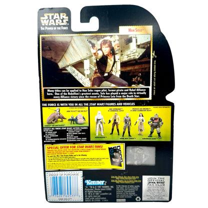 Star Wars POTF2 Han Solo Freeze Frame (1997) — Kenner Collection — Factory Sealed
