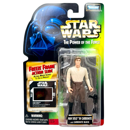 Star Wars POTF2 – Han Solo “In Carbonite” (Freeze Frame Action Slide) • 1997 Kenner • Factory Sealed