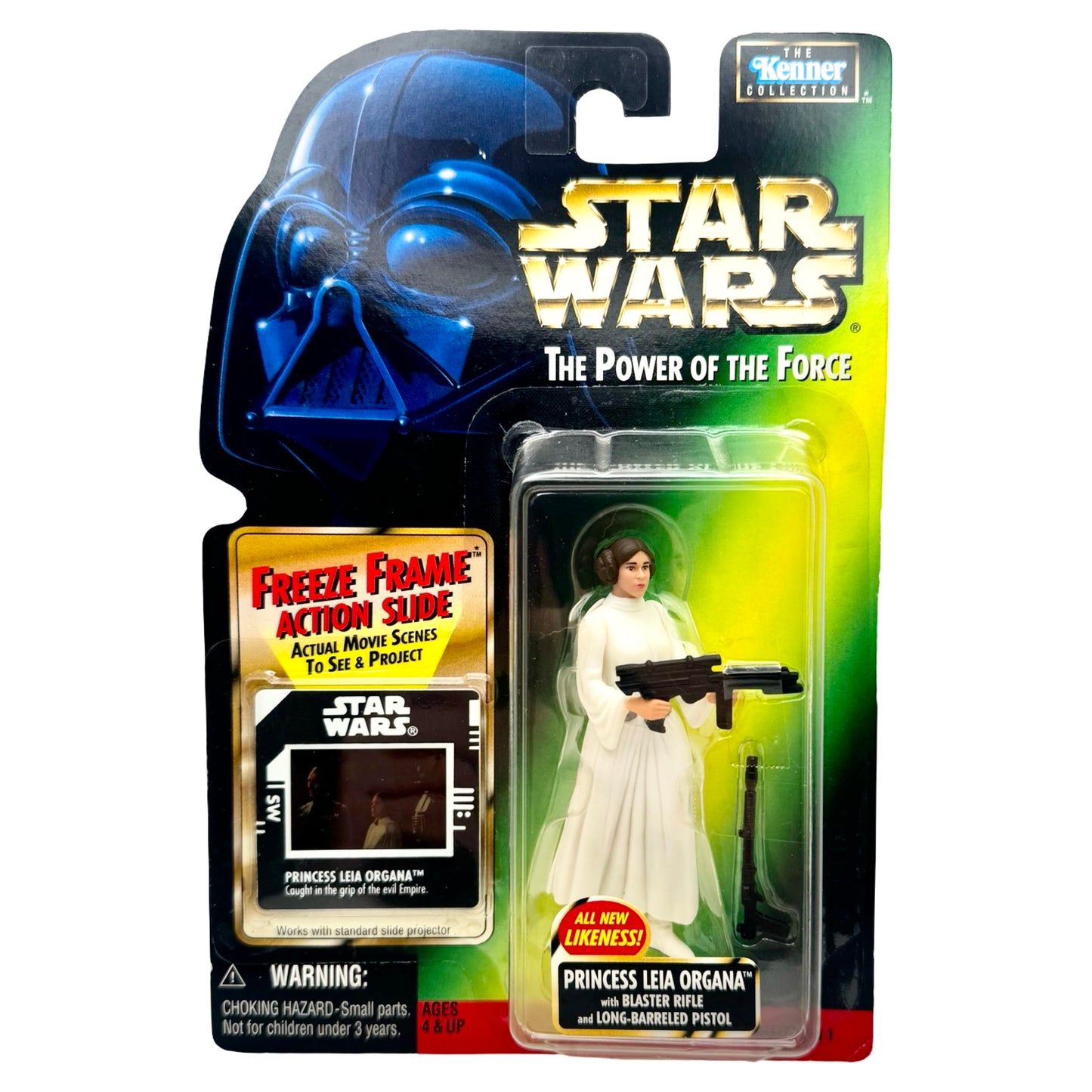Star Wars POTF2 Princess Leia Organa (New Likeness) Freeze Frame (1997) — Kenner Collection — Factory Sealed