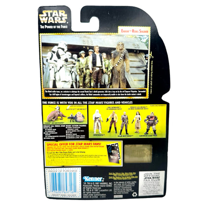 Star Wars POTF2 – Endor Rebel Soldier (Freeze Frame Slide, 1997) – Kenner – Factory Sealed