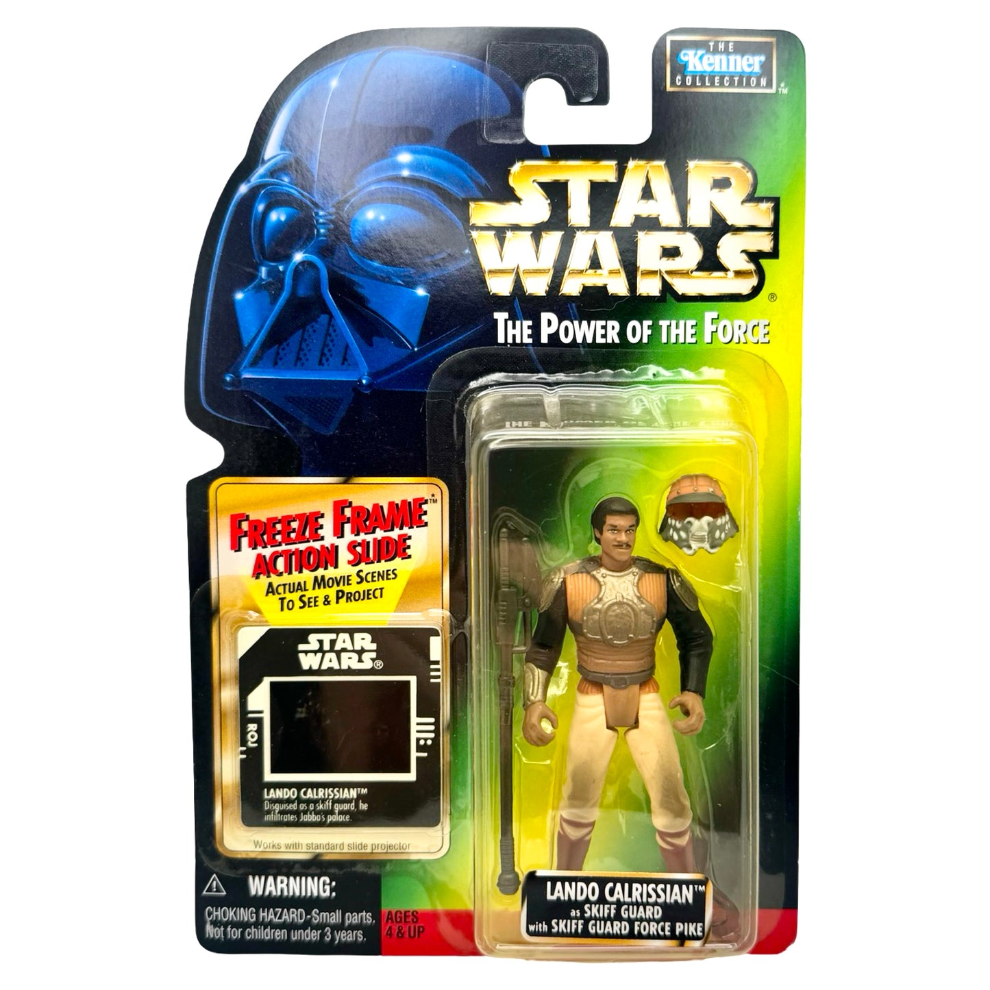 Star Wars POTF2 Lando Calrissian as Skiff Guard – Freeze Frame Slide (Kenner, 1997) – Factory Sealed