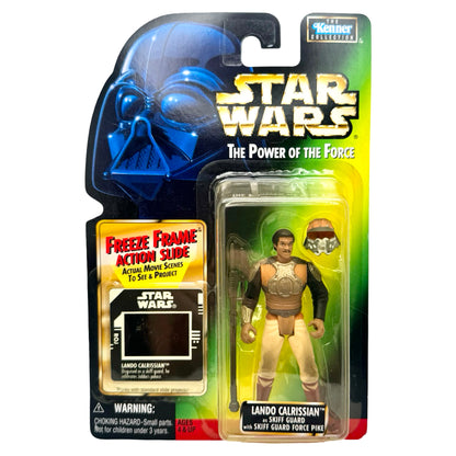 Star Wars POTF2 Lando Calrissian as Skiff Guard – Freeze Frame Slide (Kenner, 1997) – Factory Sealed