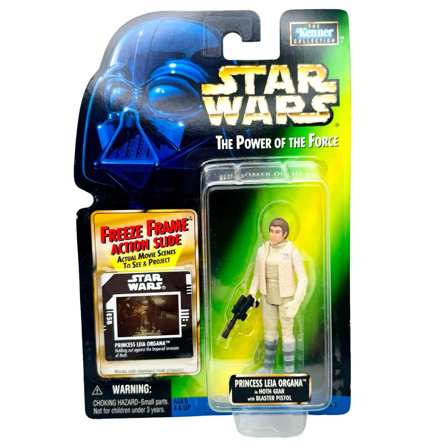 Star Wars POTF2 Freeze Frame — Princess Leia (Hoth Gear) — Kenner 1998