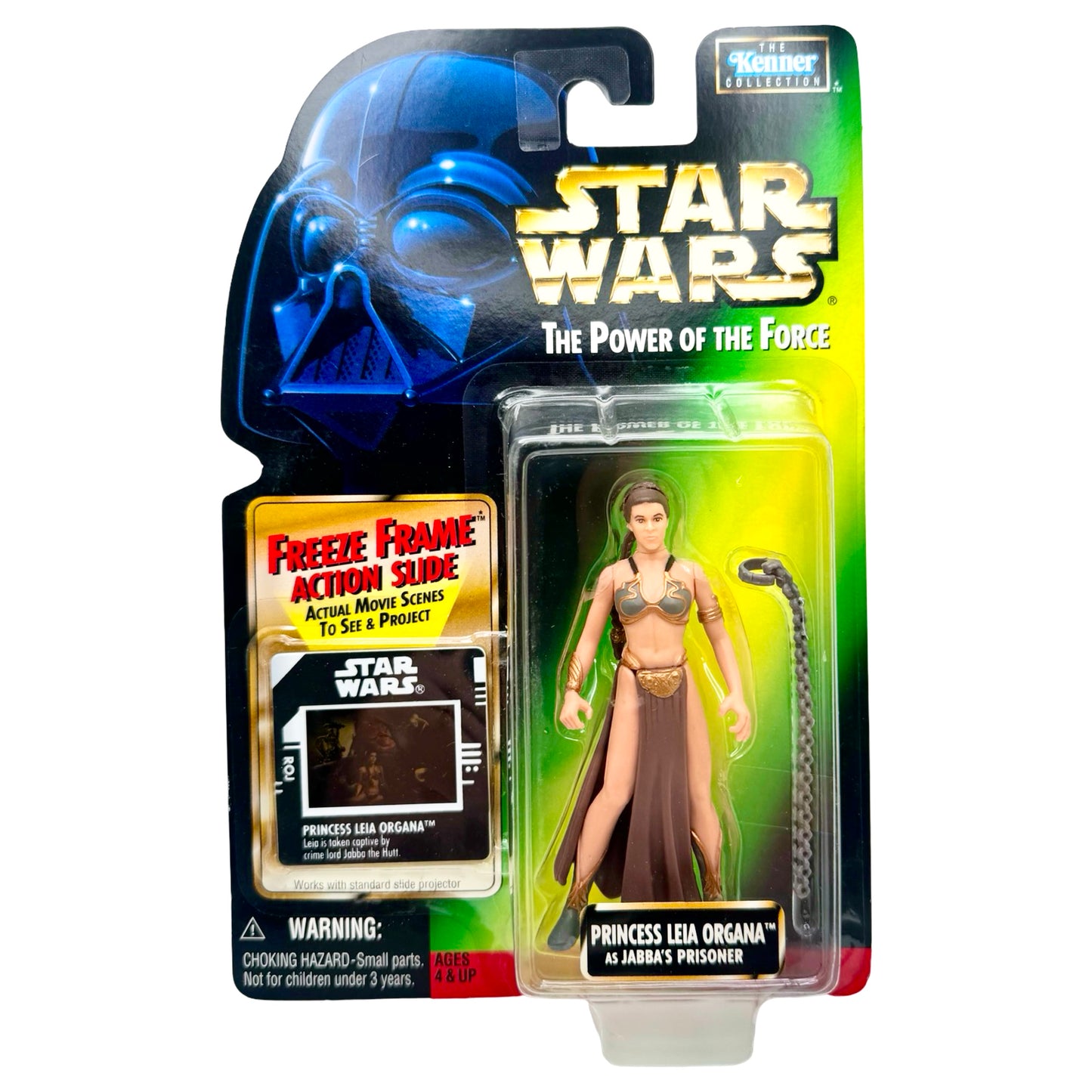 Star Wars POTF2 Freeze Frame — Princess Leia (Jabba’s Prisoner) — Kenner 1997